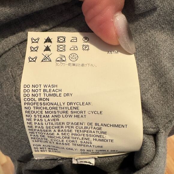 Jil Sanders gray trousers size US L - Picture 2 of 7